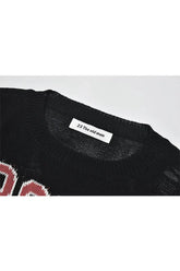 Irregular Vintage Knit Crop Top